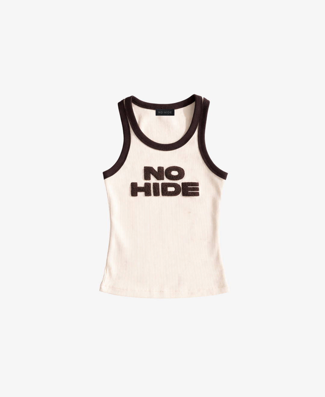 TANK TOP IVORY EMBOSSED