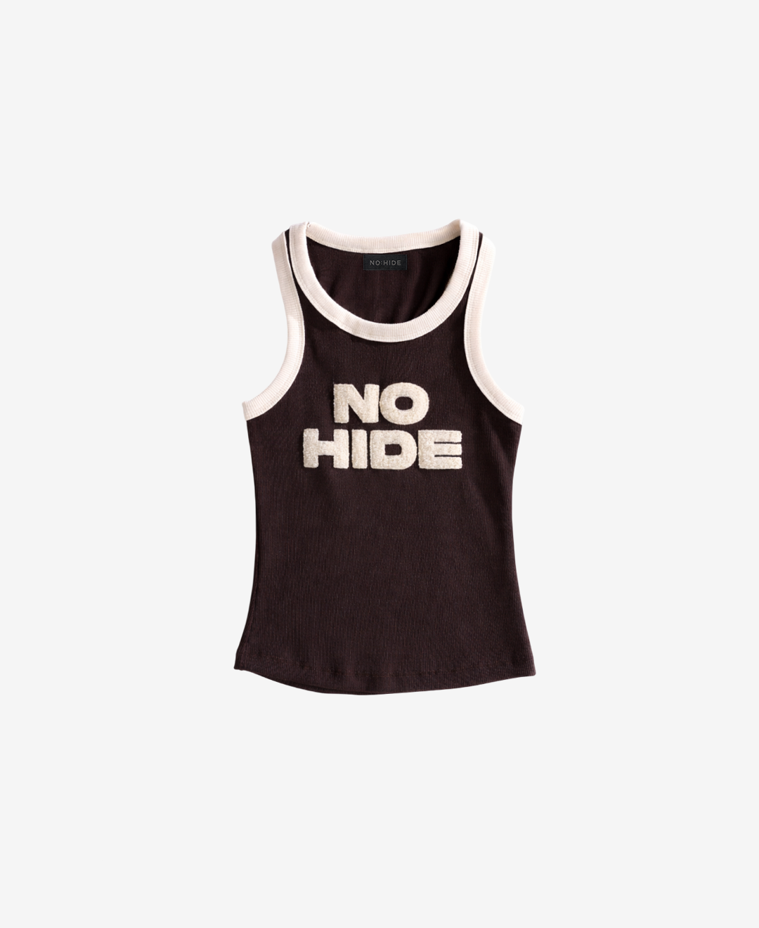 TANK TOP MOCCA EMBOSSED