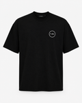 T-SHIRT BLACK CHENILLE PATCH