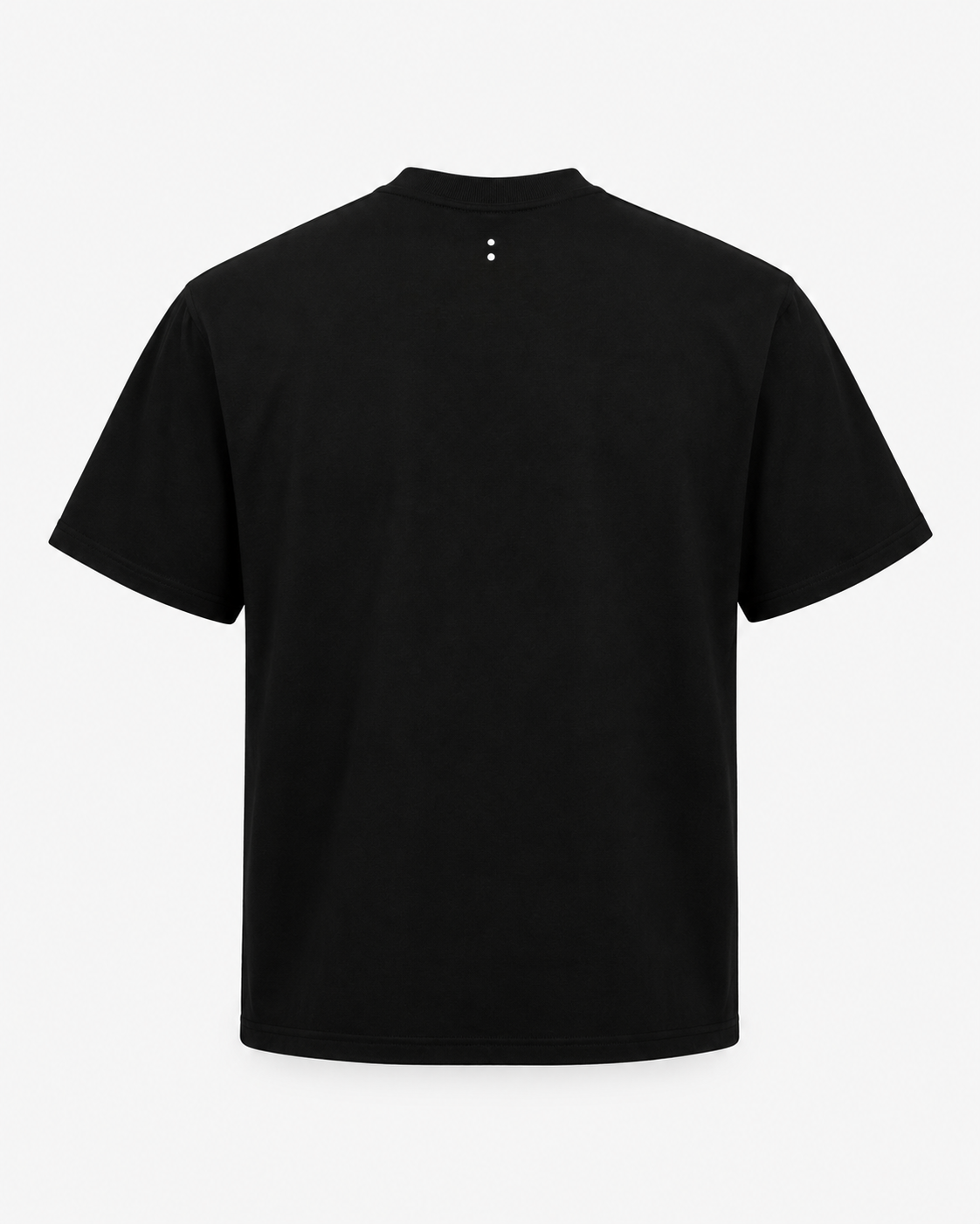 T-SHIRT BLACK CHENILLE PATCH