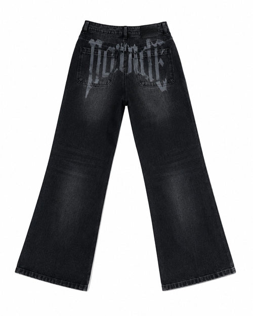 JEAN WOMAN BRUSHWORK - NO:HIDE