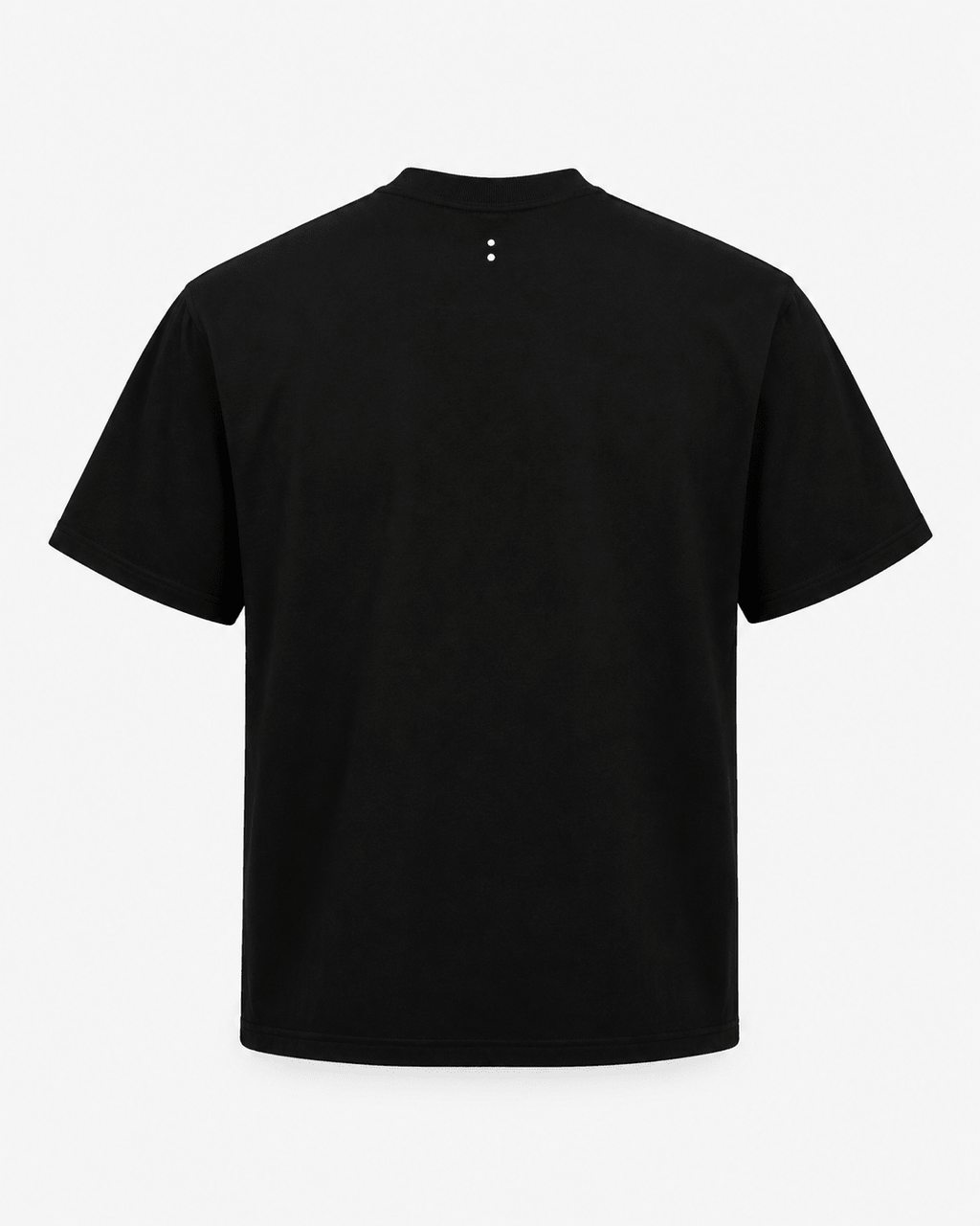 T-SHIRT BLACK CHENILLE PATCH - NO:HIDE