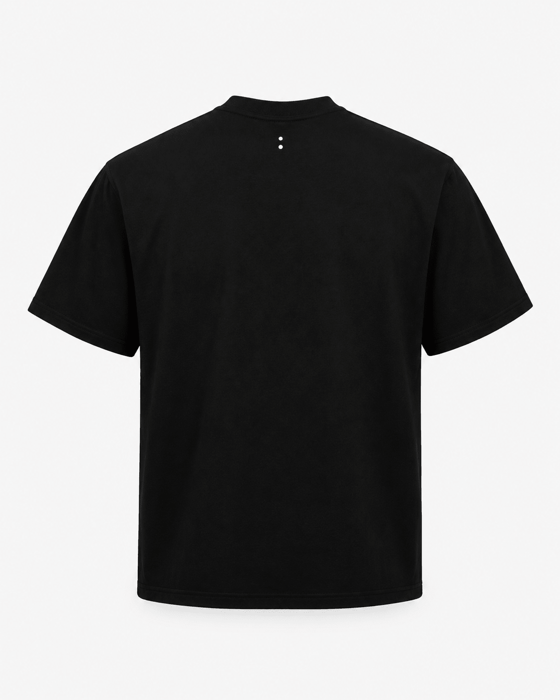 T-SHIRT BLACK CHENILLE PATCH - NO:HIDE