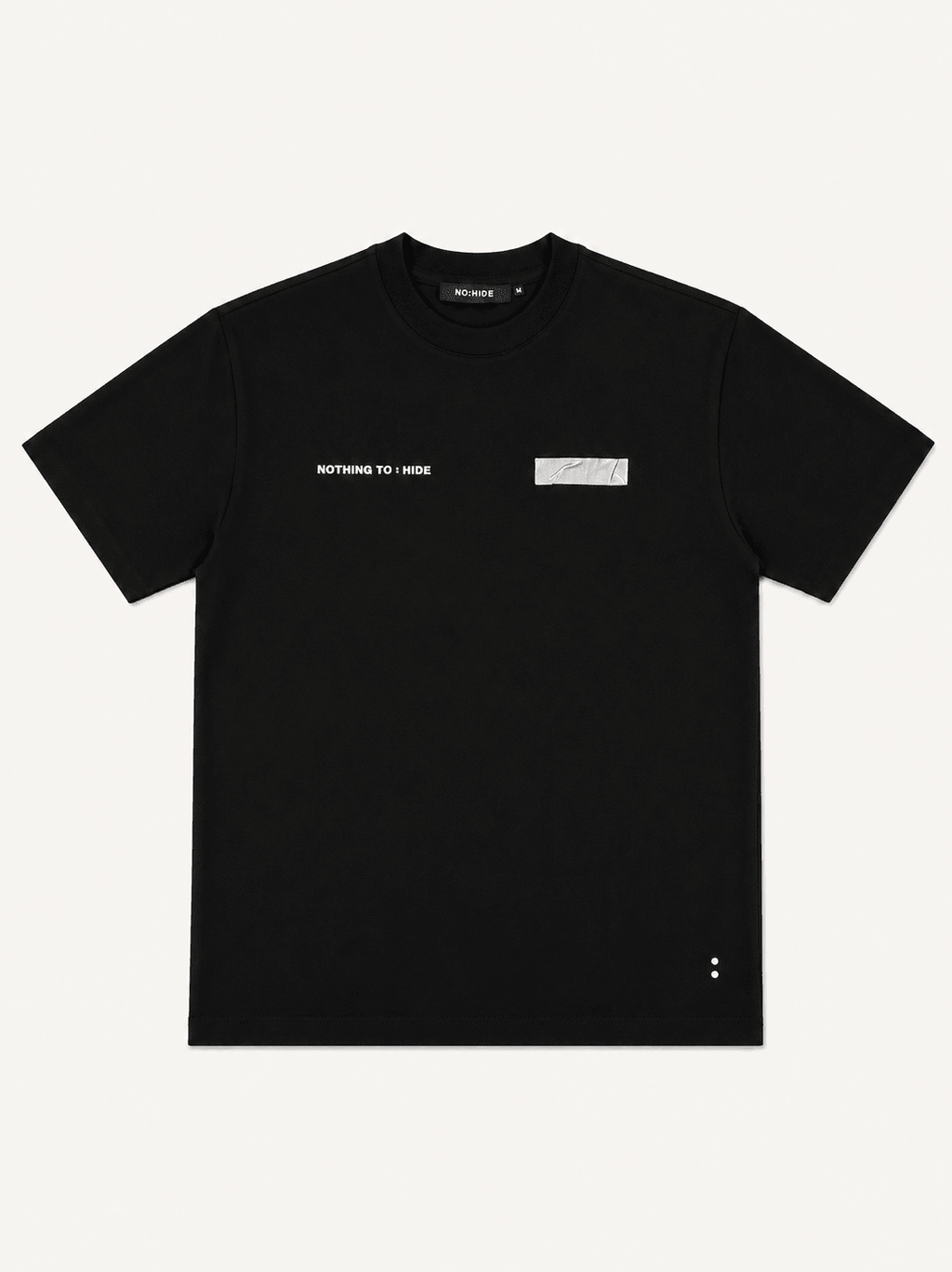 T-SHIRT HIDDEN LOGO - NO:HIDE