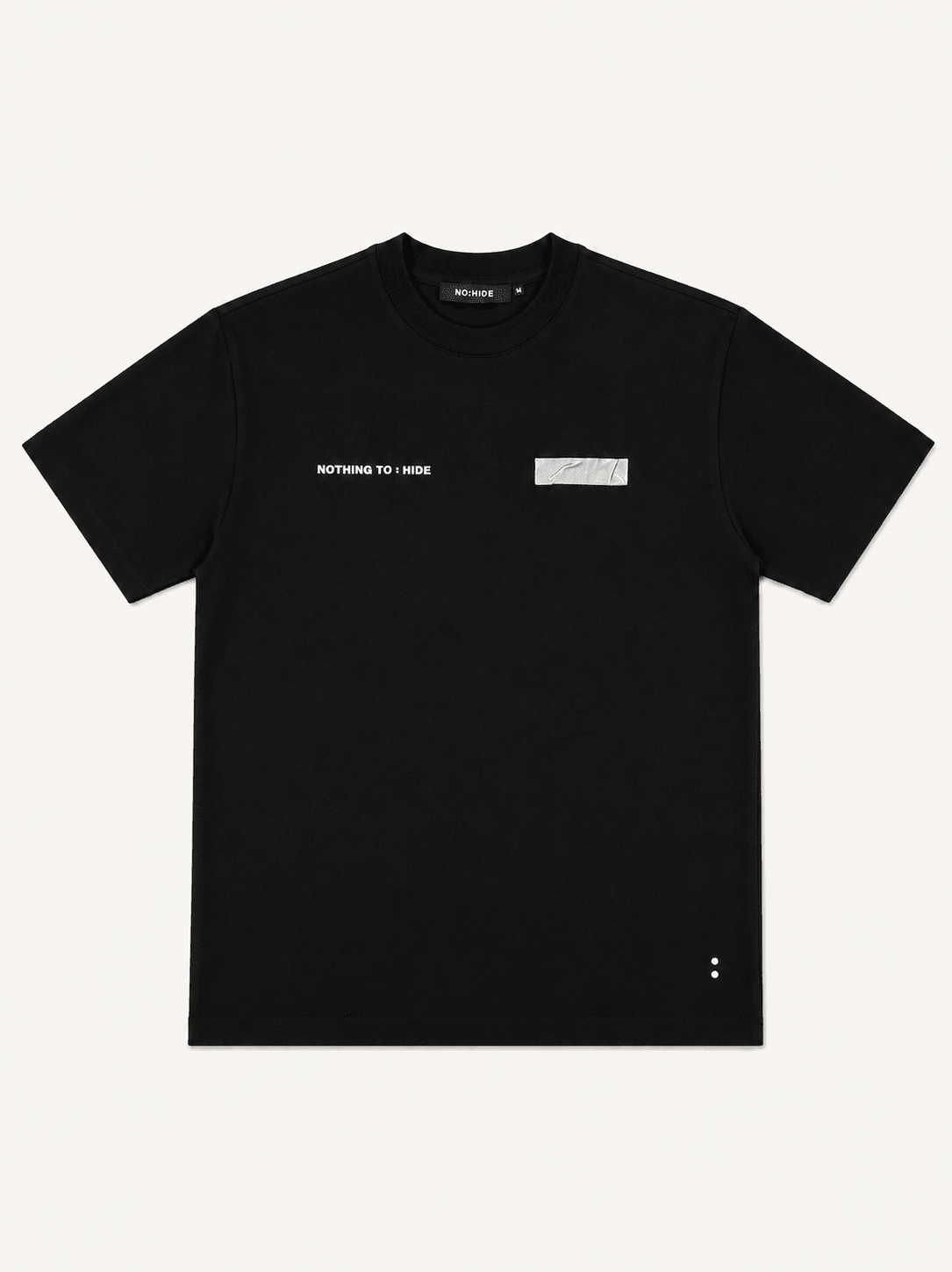 T-SHIRT HIDDEN LOGO - NO:HIDE