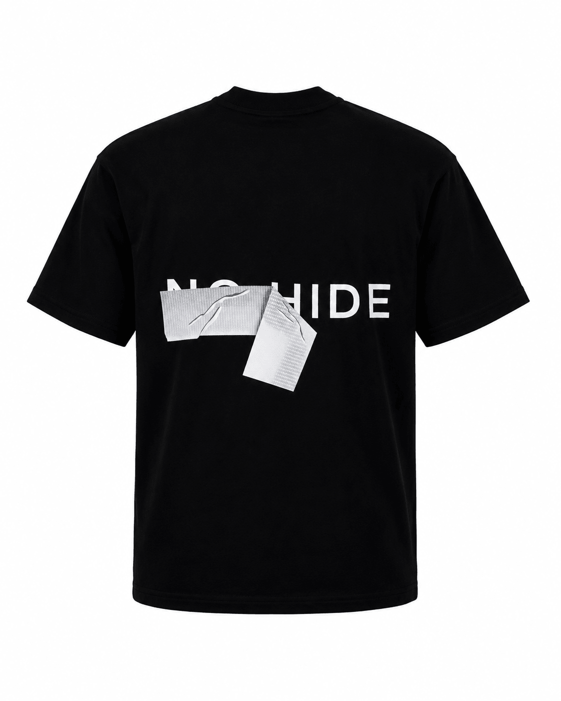 T-SHIRT HIDDEN LOGO - NO:HIDE