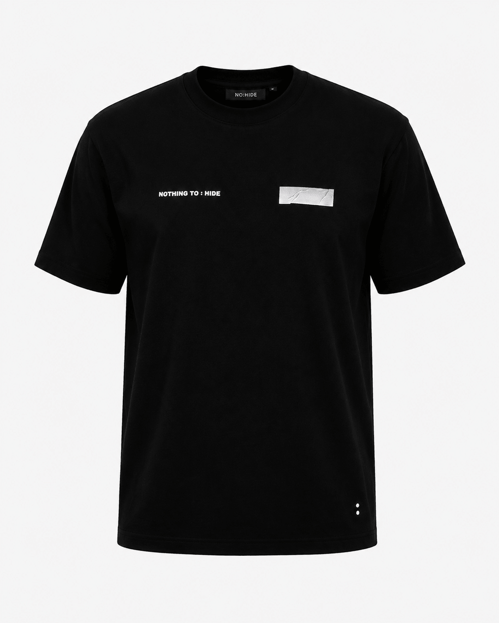 T-SHIRT HIDDEN LOGO - NO:HIDE