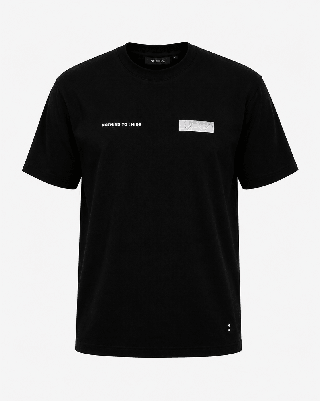 T-SHIRT HIDDEN LOGO - NO:HIDE