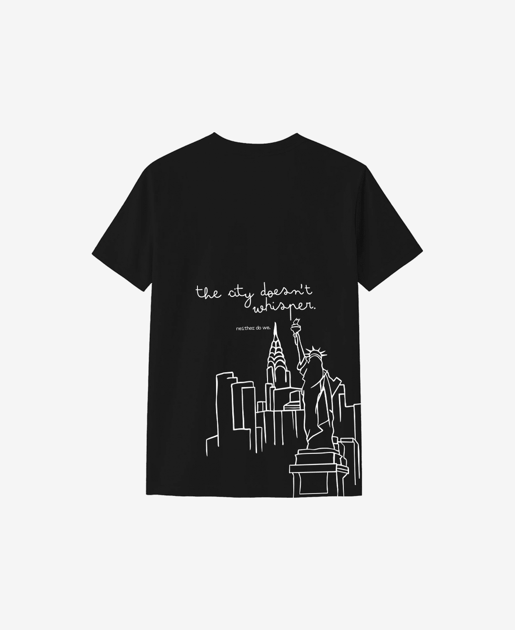 T - SHIRT REGULAR SILENT CITY - NO:HIDE