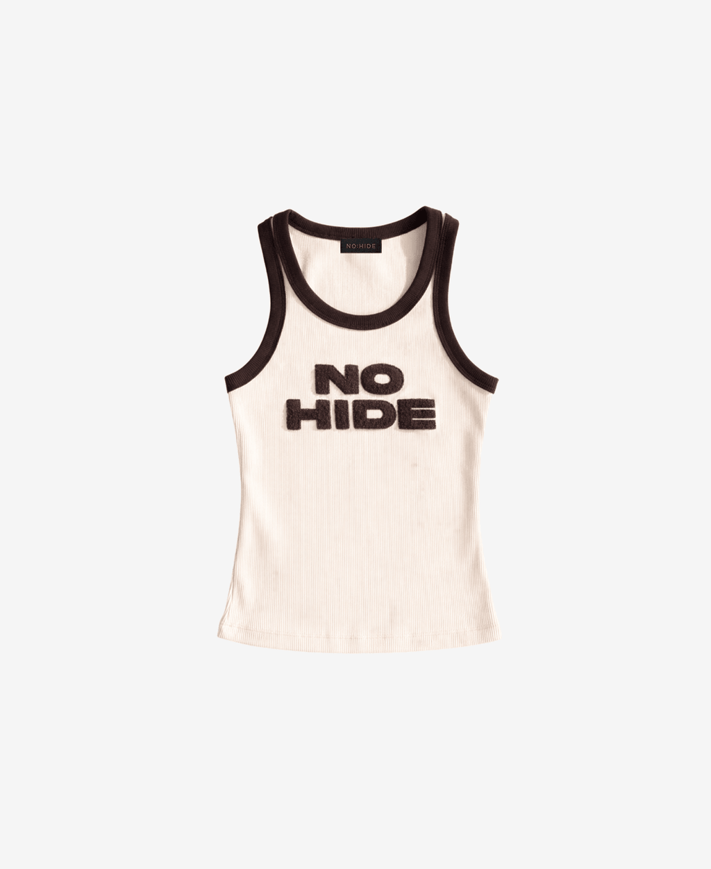 TANK TOP IVORY EMBOSSED - NO:HIDE