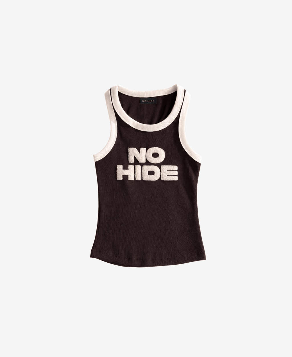 TANK TOP MOCCA EMBOSSED - NO:HIDE