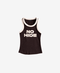 TANK TOP MOCCA EMBOSSED - NO:HIDE